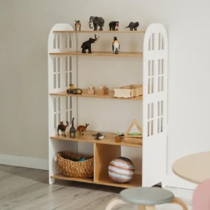 Home windows shelf for toys and books